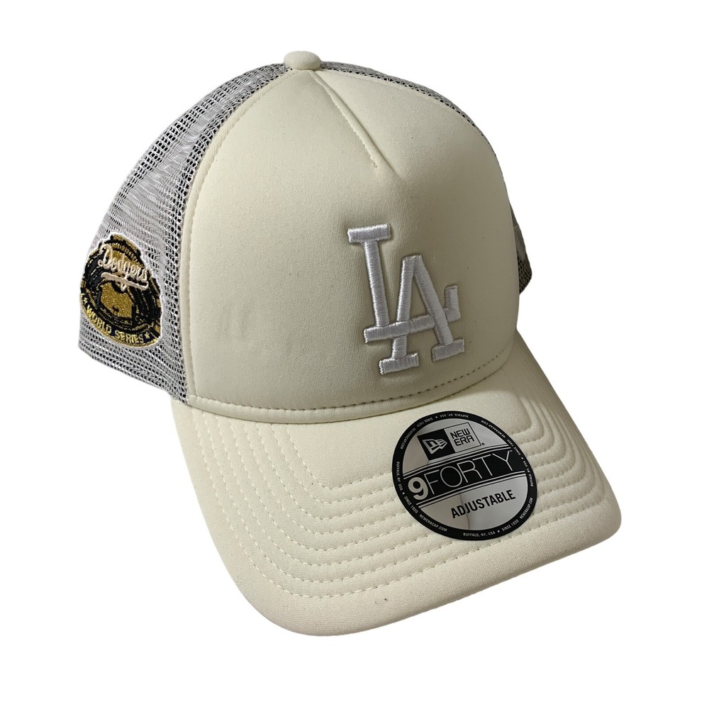 Los Angeles Dodgers New Era MLB World Series 9FORTY Snapback Trucker Hat OSFM